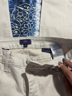 NYDJ Ankle Jeans in Cream